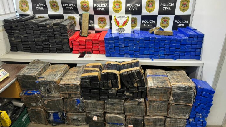 Operação da Polícia Civil apreende 780 quilos de maconha escondidos em carga de arroz