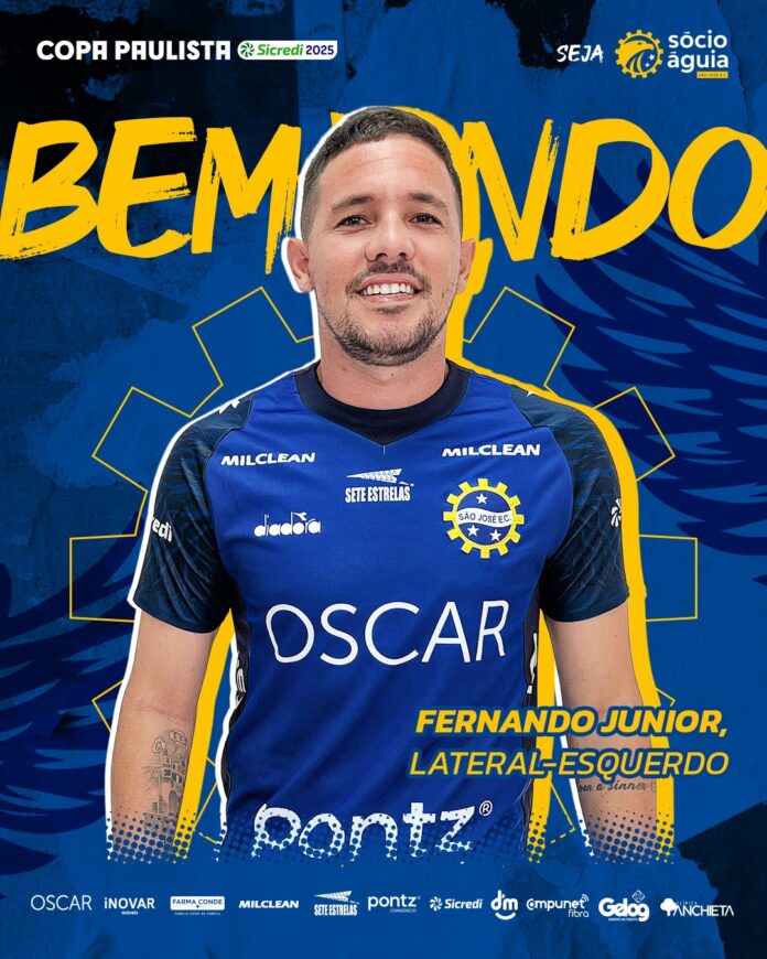 São José contrata lateral-esquerdo Fernando Júnior, ex-Sergipe