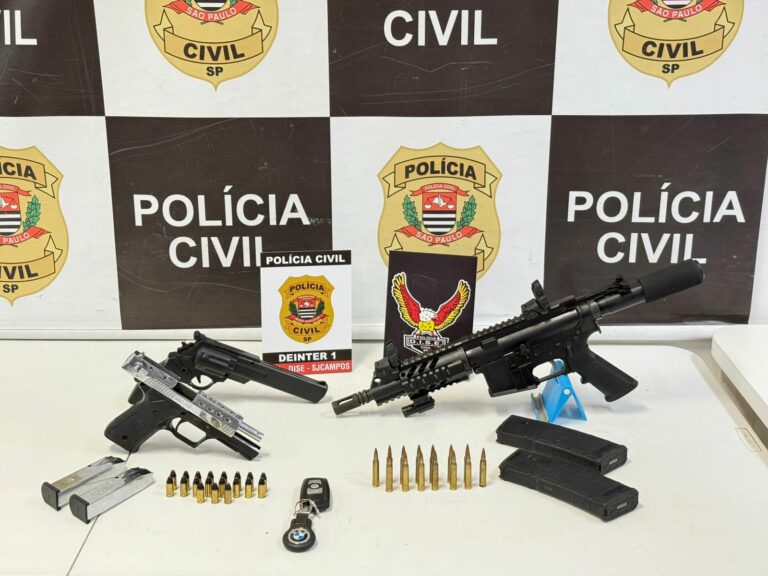 Operação contra o tráfico apreende fuzil, drogas e prende seis em São José e Jacareí