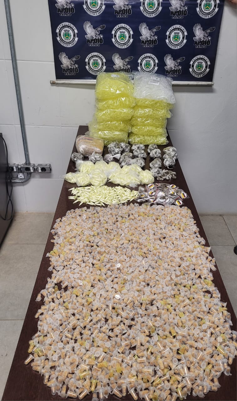 GCM apreende drogas em área de mata de Santa Bárbara d’Oeste