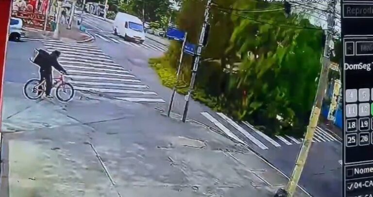 VÍDEO: Árvore cai, atinge carro e interdita avenida em São José