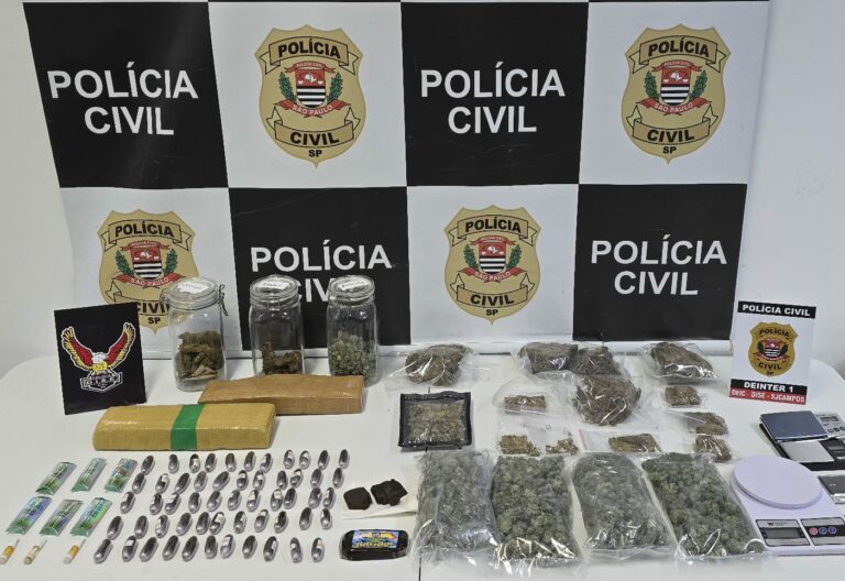 Polícia Civil prende dois irmãos por tráfico de drogas em operação em São José dos Campos