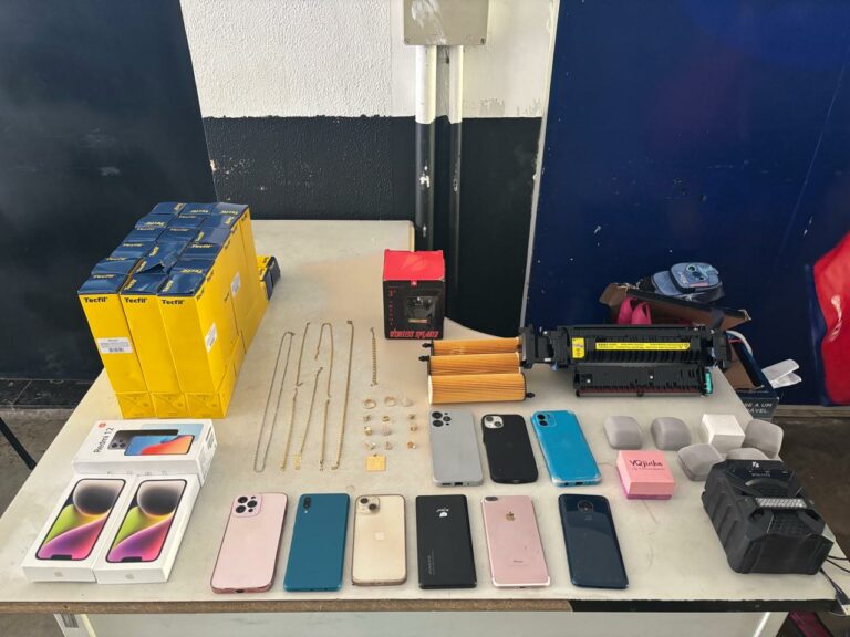 Casal é flagrado com carga furtada e drogas em residência no Jardim São Domingos