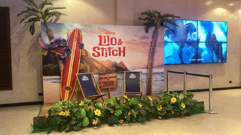 Cine Roxy promove experiência gratuita e imersiva de Lilo & Stitch; Confira toda a programação!