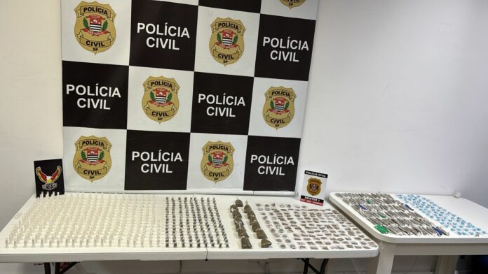 Mais de 2 kg de drogas são apreendidos e três suspeitos presos em operação da Polícia Civil na zona sul de São José