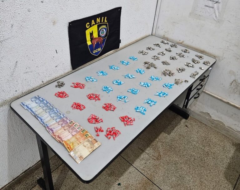 Adolescente é flagrado contando dinheiro, tenta fugir ao notar viatura da GCM e é detido por tráfico de entorpecentes