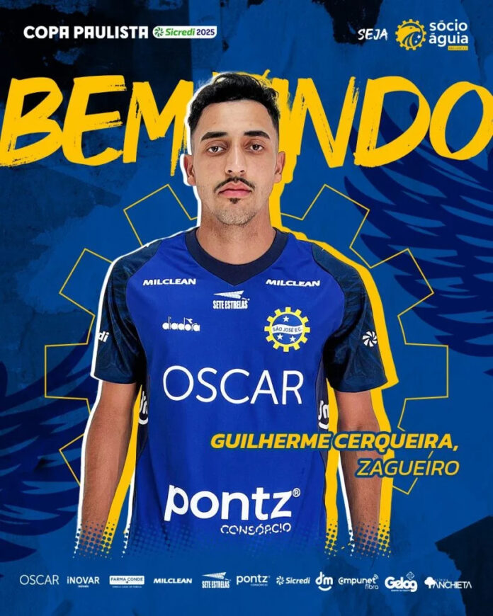 São José anuncia zagueiro Guilherme Cerqueira como reforço para a temporada São José anuncia zagueiro Guilherme Cerqueira como reforço para a temporada