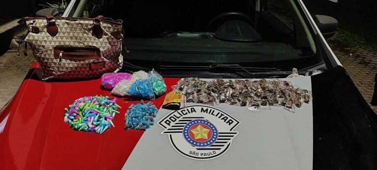 Homem tenta fugir, mas é preso com grande quantidade de drogas em Ubatuba