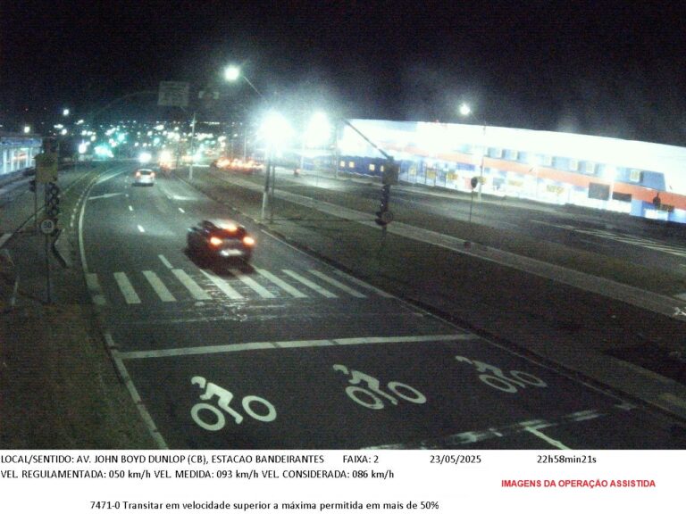 Fiscalização eletrônica começa na travessia da John Boyd Dunlop após mais de 30 acidentes em um ano