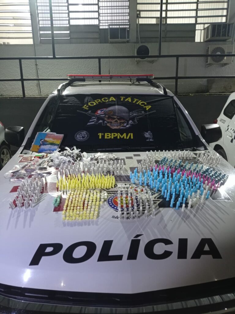 Traficante é preso com quase 1.100 porções de drogas na zona norte de São José dos Campos