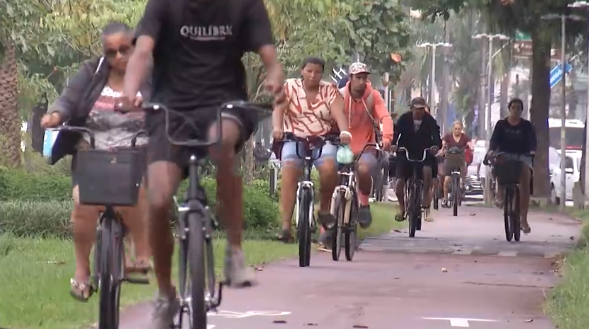 Mais de 4 milhões de viagens de bicicleta são realizadas em Santos somente em 2025