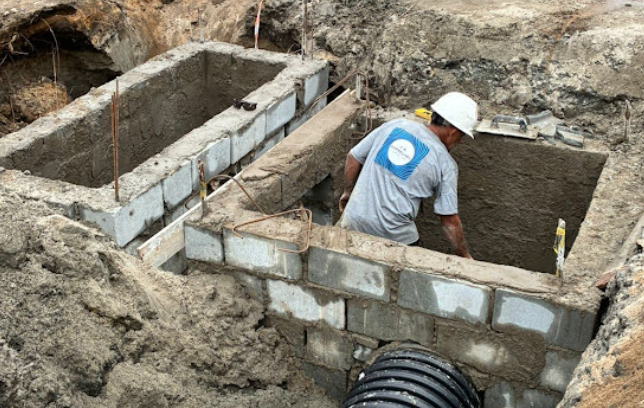 Obras no Jabaquara em Santos são realizadas visando a melhoria da drenagem