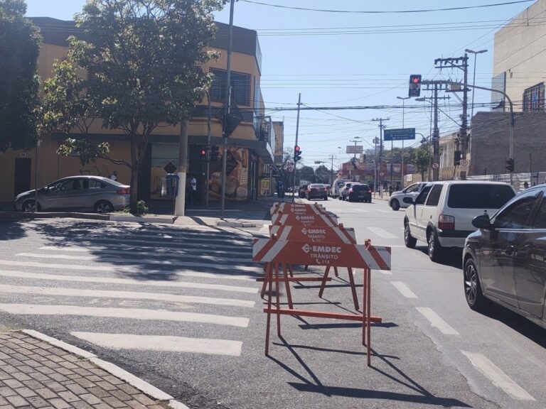 Rua D. Pedro I terá bloqueio neste sábado em Campinas