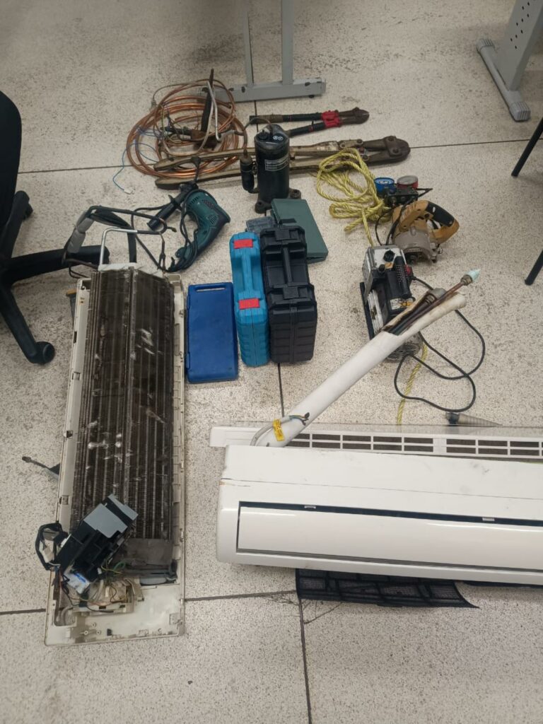 Homem é preso após furto a loja de refrigeração em Santos