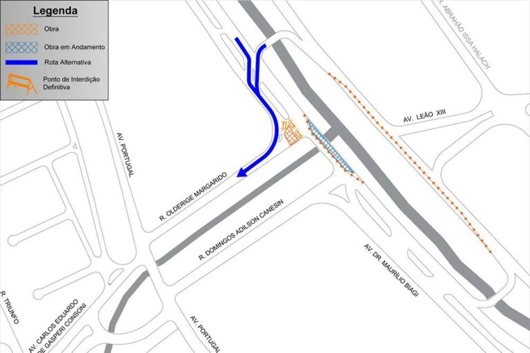 Acesso de rua da zona Sul terá interdição definitiva a partir desta quarta-feira