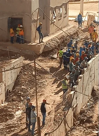 Queda de elevador em obra | Reprodução