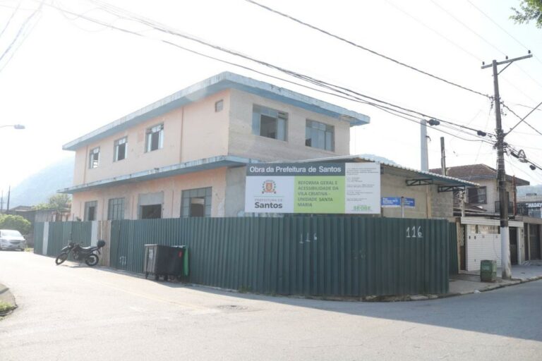 Obra de nova vila criativa de Santos tem previsão de entrega para segundo semestre