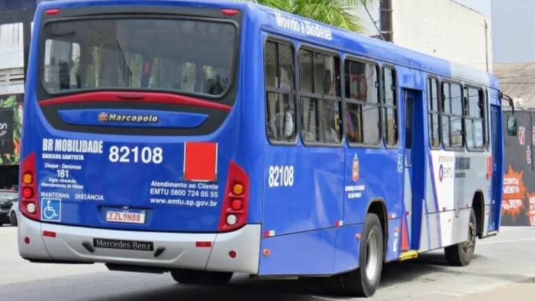Passageira sofre ataque de pânico e ônibus precisa ser evacuado em Santos
