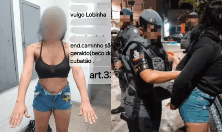 ‘Lobinha’, que estava na condição de foragida da Justiça, é presa por tráfico de drogas em cidade do litoral de SP