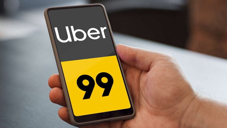 Uber e 99 | Reprodução