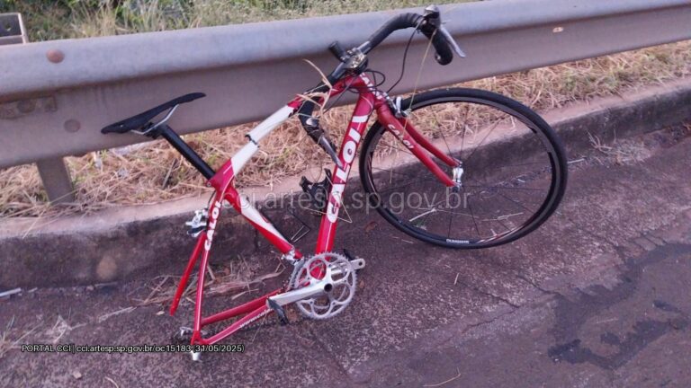 Ciclista morre após ser atropelado por carro na SP-147; motorista fugiu do local