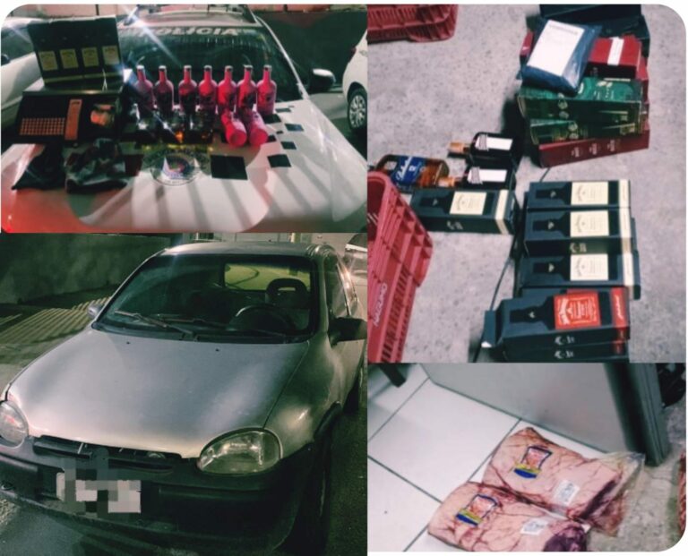 PM prende quadrilha por furto de quase R$ 60 mil em produtos de supermercado na zona sul de São José