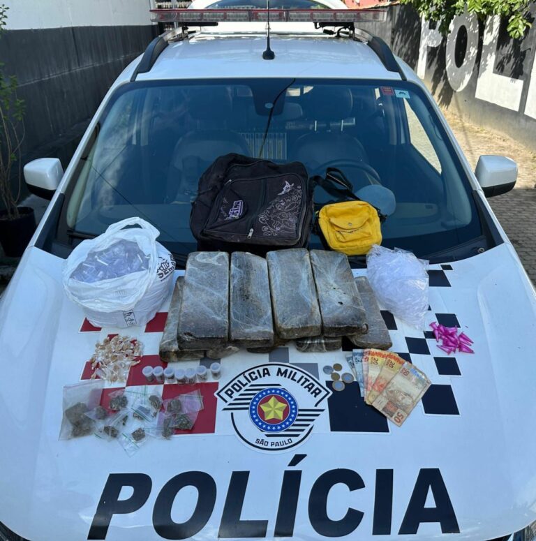 PM Polícia Militar prende dupla por tráfico de drogas em Ubatuba