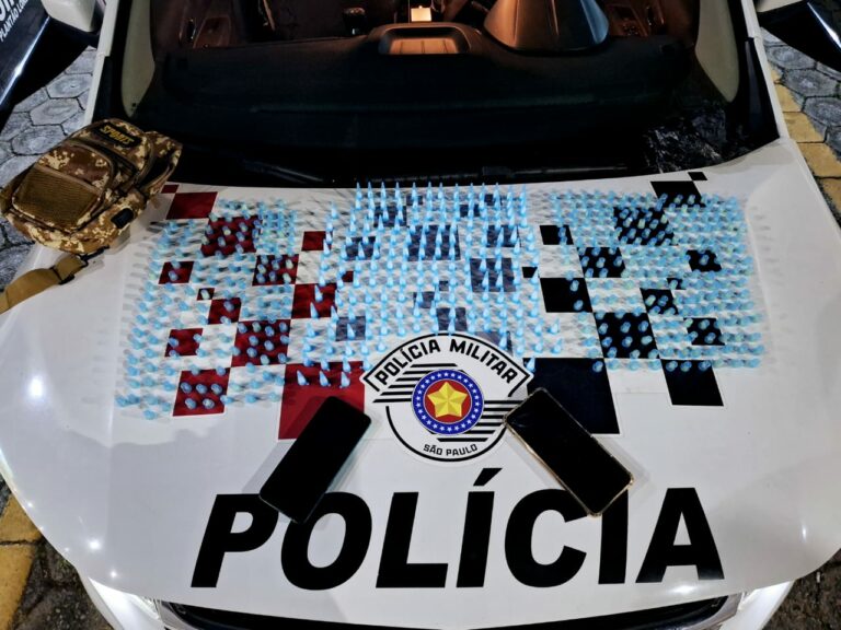 Polícia prende suspeito e apreende grande quantidade de drogas em Aparecida
