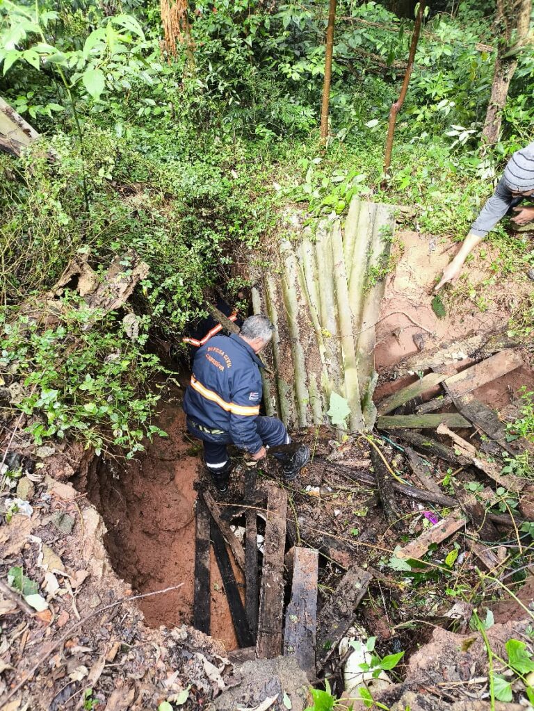 Homem desaparecido é resgatado com vida de vala nos arredores de casa em Cabreúva