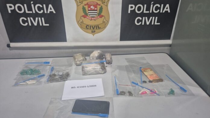 Jovem é preso em flagrante por tráfico de drogas em Jacareí