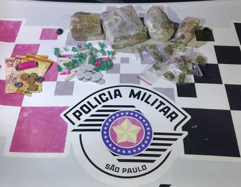 PM apreende 1 kg de droga e prende suspeito por tráfico em Jacareí