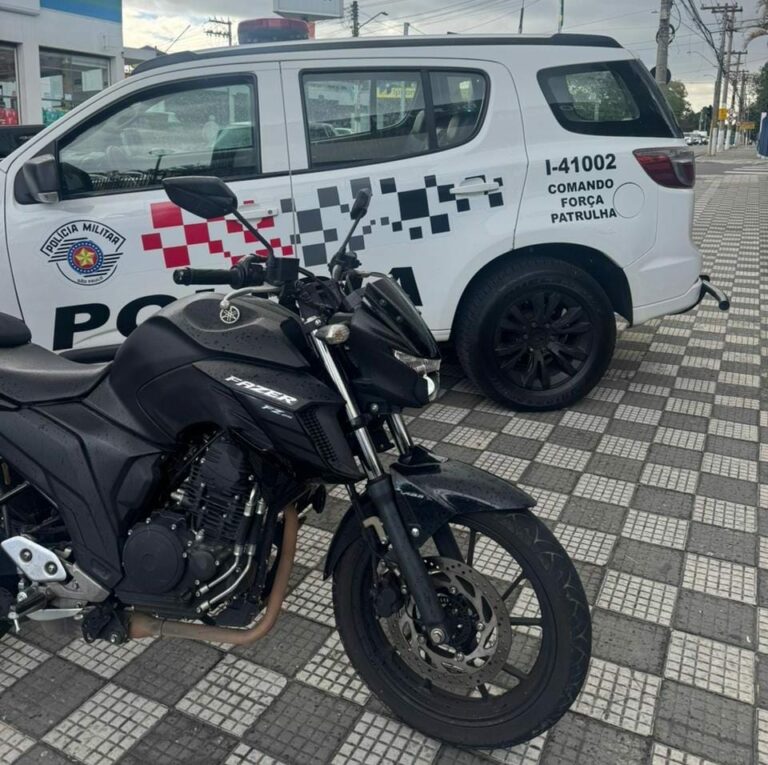 Homem é preso após furtar uma motocicleta em Jacareí