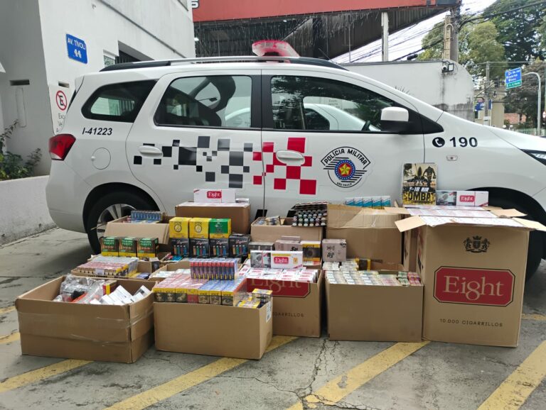 Homem é preso com cerca de 8 mil cigarros contrabandeados em Jacareí