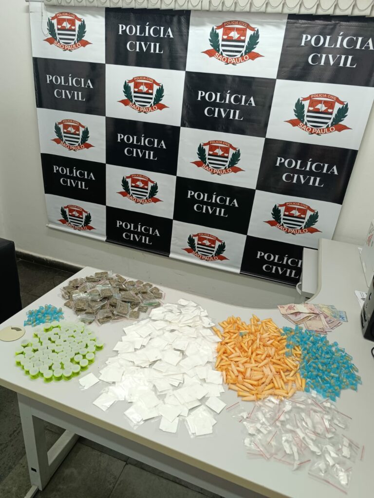 Casal é preso por tráfico de drogas em kitnet usada como ponto de distribuição em Campinas