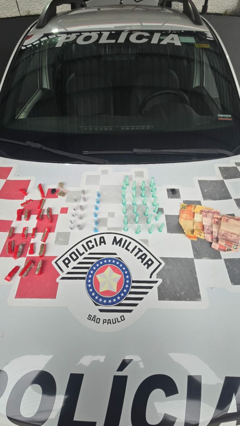 Mulher é presa por tráfico de drogas na zona sul de São José