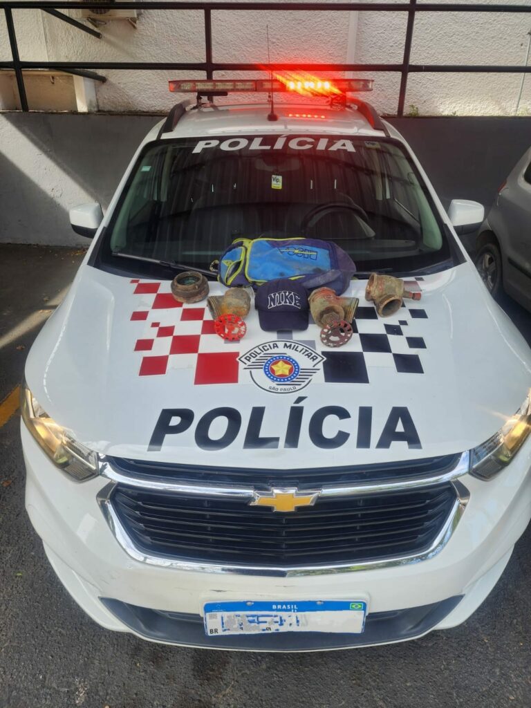 Homem é preso após furtar válvulas de hidrantes de condomínios da zona oeste de São José