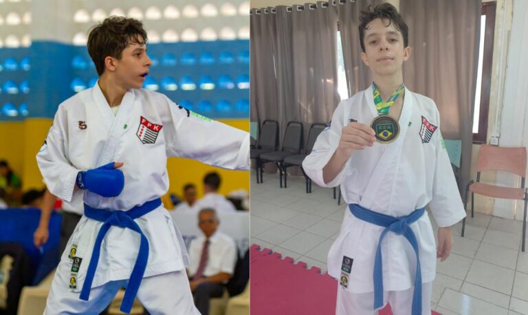 Atleta santista está na final do Campeonato Brasileiro de Karatê