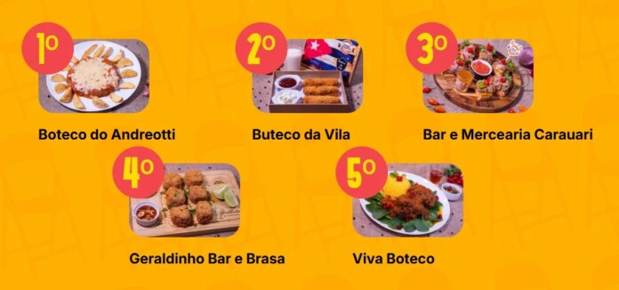 Boteco Andreote vence o Comida di Buteco 2025 em SP e celebra a força da cozinha de rua