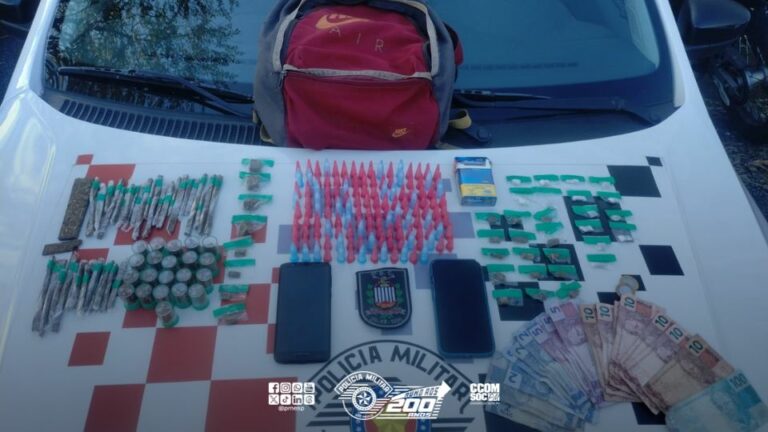 Menor de idade é apreendido por tráfico de drogas no Morro do Marapé em Santos