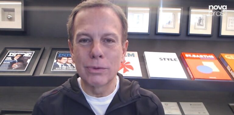 João Doria diz que Lula “não foi um presidente pacificador”