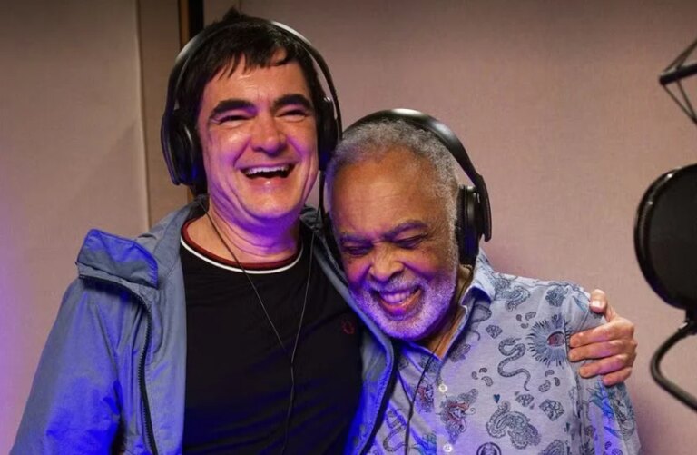 Reencontro de Samuel Rosa e Gilberto Gil marca regravação histórica de “Vamos fugir”