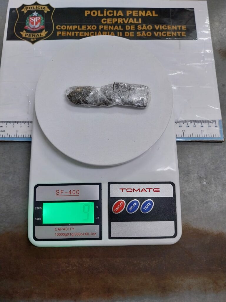 Mulher é flagrada com drogas em horário de visita a detento em São vicente