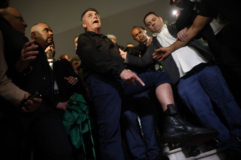 Bolsonaro se pronunciou após se reunir no Congresso Nacional com parlamentares do PL para discutir estratégia de ação política