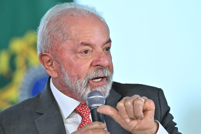 O presidente Lula discursa durante evento nesta quarta-feira no Palácio do Planalto, em Brasília | EFE/André Borges O presidente Lula discursa durante evento nesta no Palácio do Planalto, em Brasília | EFE/André Borges