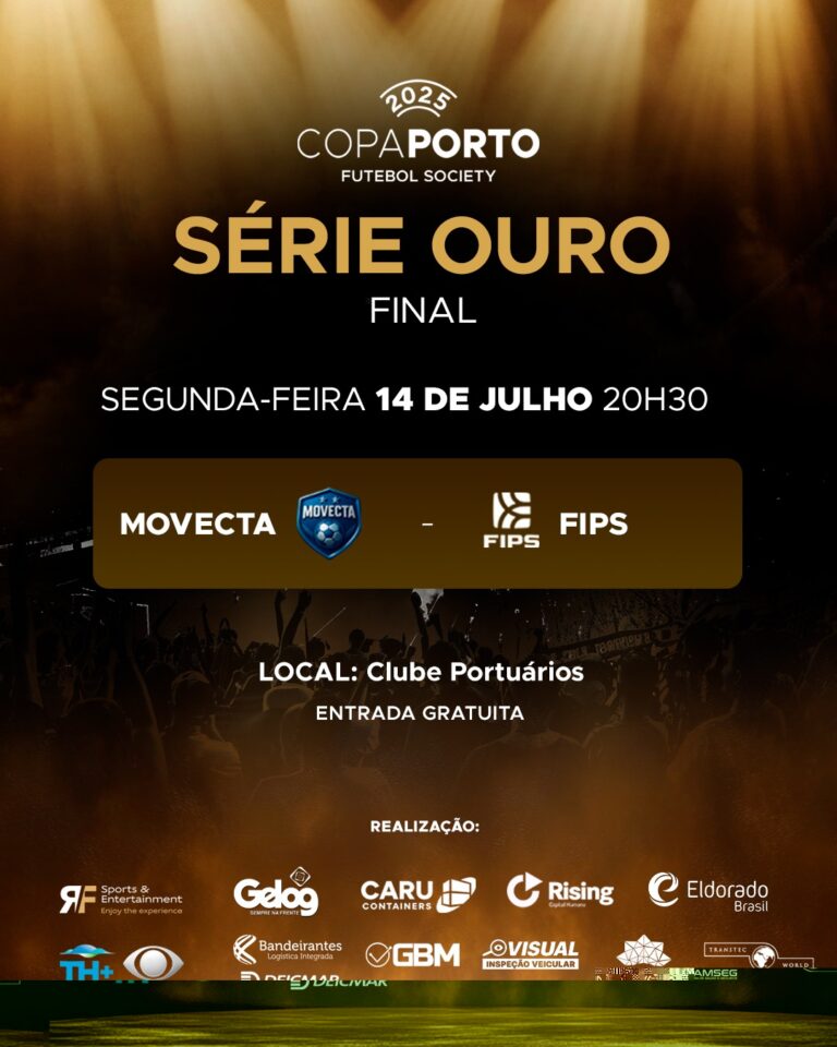 Grande final da Copa Porto será realizada nesta segunda-feira