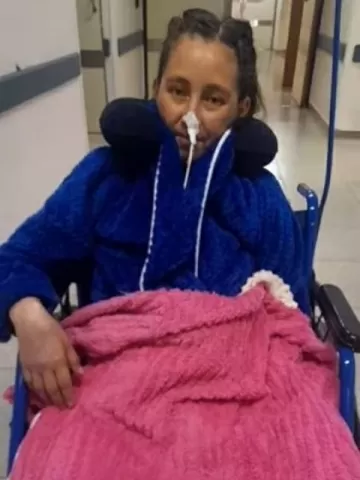 Alison Calfunao em-recuperacao em-hospital | Reprodução redes sociais