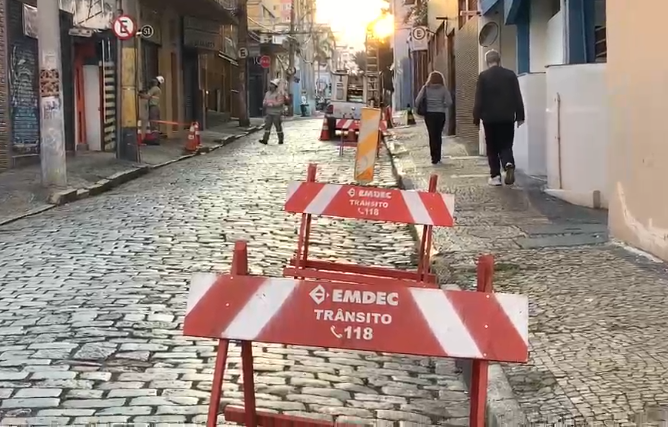 Trecho da Rua Marechal Deodoro será interditado nesta terça-feira em Campinas