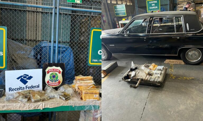 Cerca de 30kg de drogas são apreendidas pela Polícia Federal no Porto de Santos