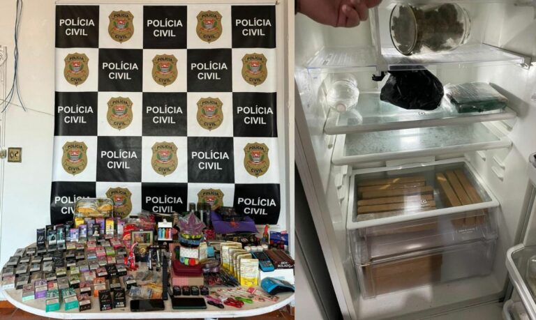 Dupla que participava de esquema de “disk drogas” é presa em Santos e drogas são apreendidas