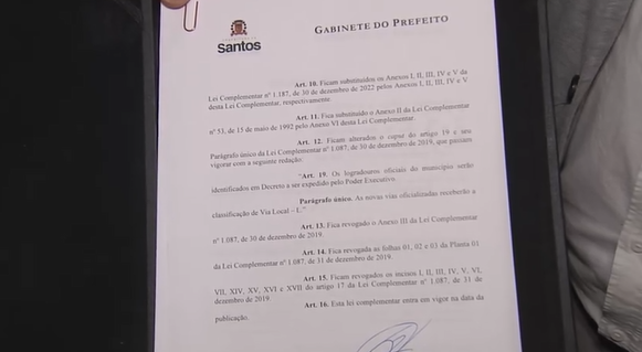 Projeto de Lei da LUOS: nova regulamentação urbana para Santos